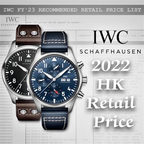 iwc price list 2019|iwc price list.